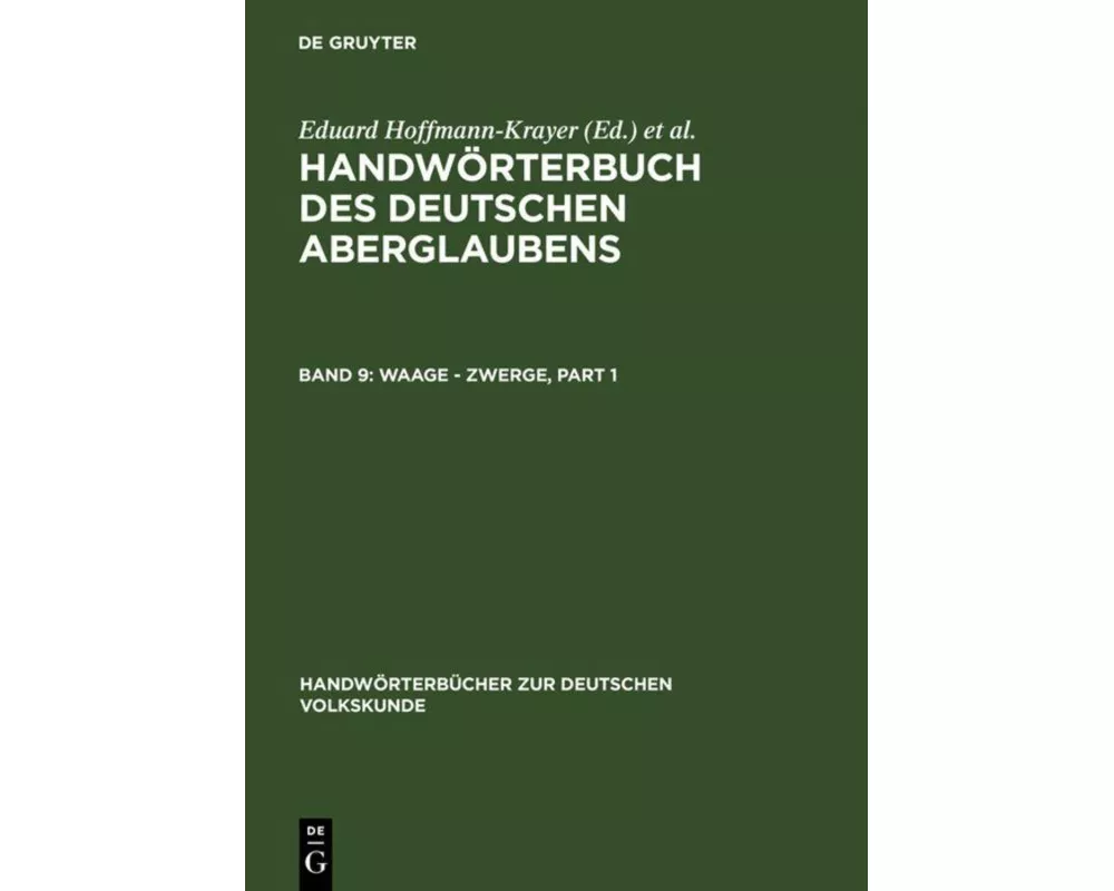 Waage - Zypresse. Nachträge A - Z