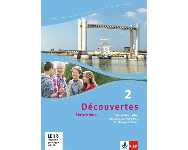 Découvertes Série bleue 2. Cahier d'activités mit Audios, Filmen und Übungssoftware 2. Lernjahr
