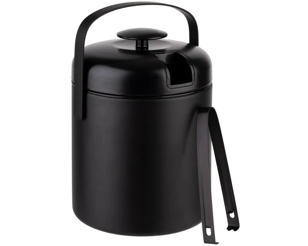 APS Eiswürfelbehälter POLAR 14 x 22 cm, 1.3 Liter, Schwarz