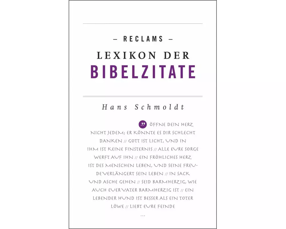 Reclams Lexikon der Bibelzitate