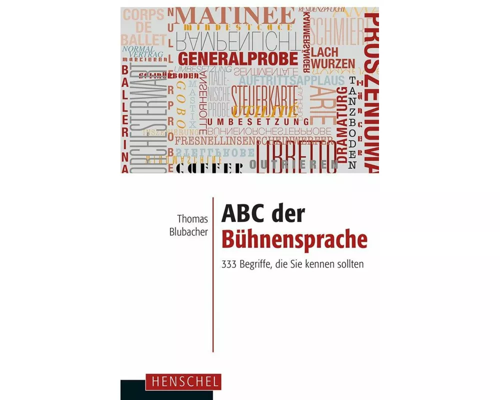 ABC der Bühnensprache