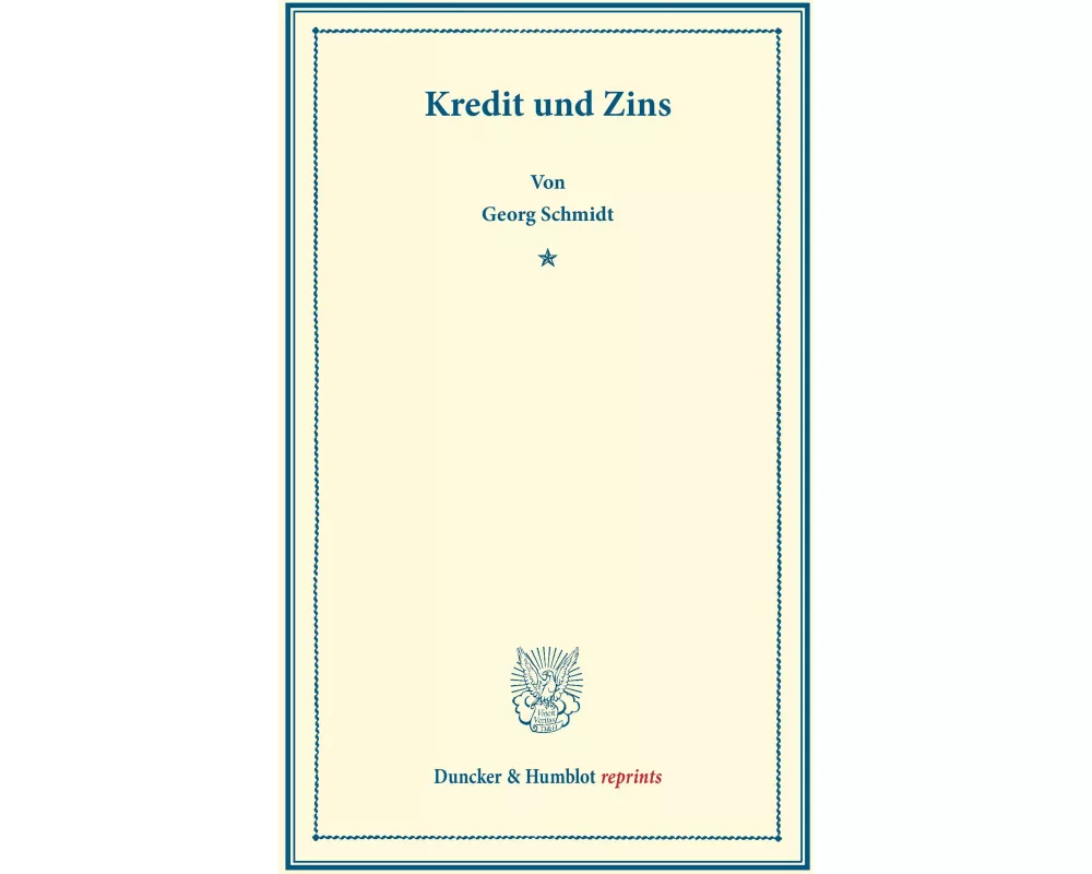 Kredit und Zins