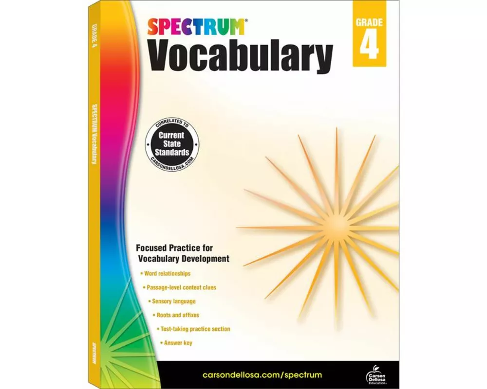 Spectrum Vocabulary Grade 4