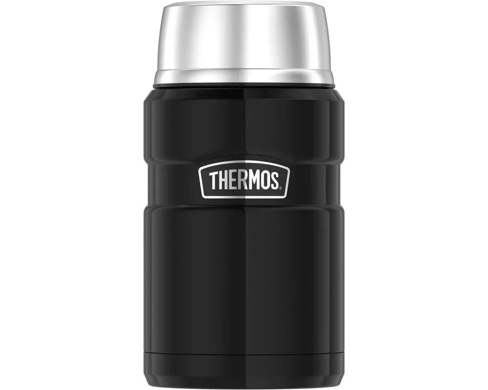 Thermos Thermo-Foodbehälter Stainless King 0.71 l, Schwarz
