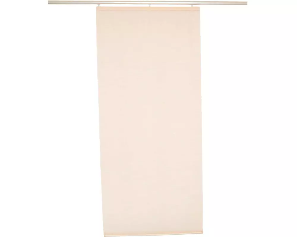 Hubatka Flächenvorhang Uni 60 cm x 240 cm, Beige