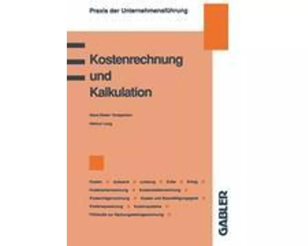 Kostenrechnung und Kalkulation