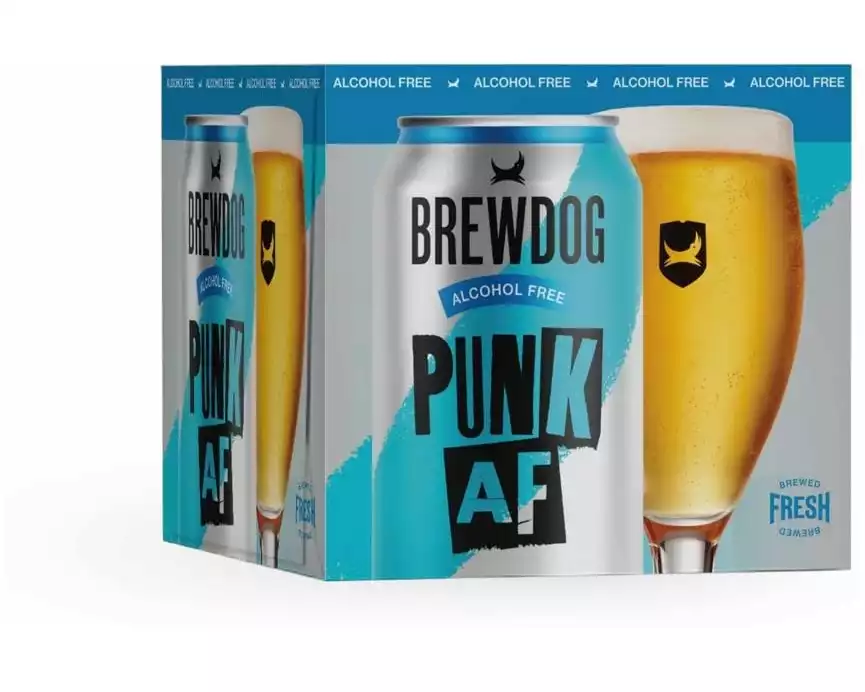 BrewDog Punk AF (alcohol free IPA) 4 x 0.33 l