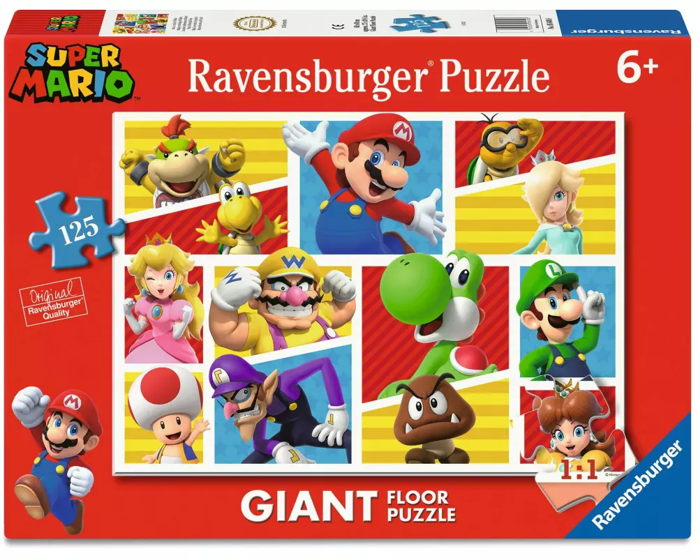 Ravensburger Bodenpuzzle Super Mario, 125 Teile