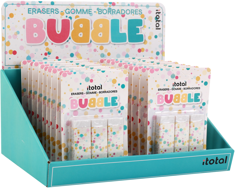 ROOST Radiergummi Bubble XL2071 3 pcs. 2.2x1.2x6.2cm