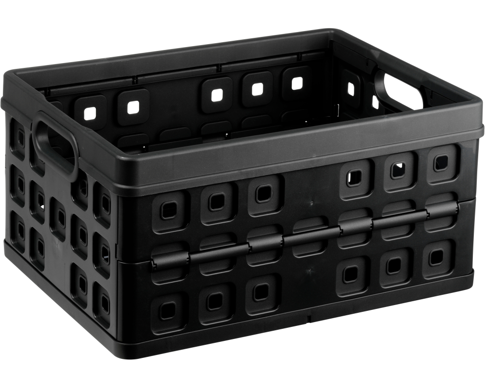 SUNWARE Klappbox 32lt 500.57000612.00 schwarz 49x36x24.5cm