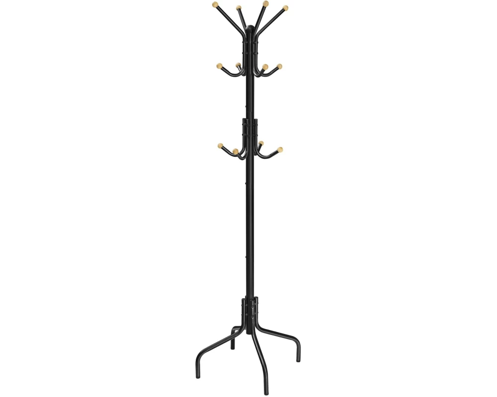 Songmics Garderobenständer 180 cm, Schwarz