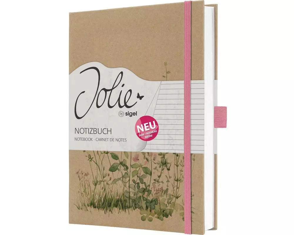 Jolie Notizbuch Pure Glade A5, Liniert, Mehrfarbig