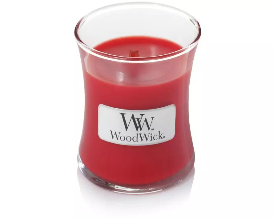 Woodwick Duftkerze Crimson Berries Mini Jar