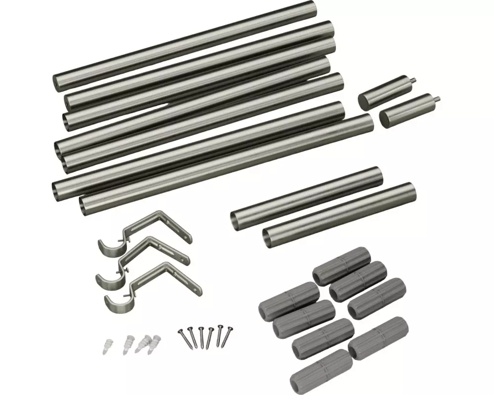 Umbra Vorhangstange Zen 163 - 325 cm, Silber