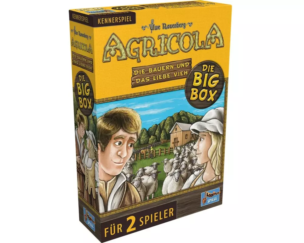 Lookout Spiele Kennerspiel Agricola: Die Bauern und das liebe Vieh Big Box