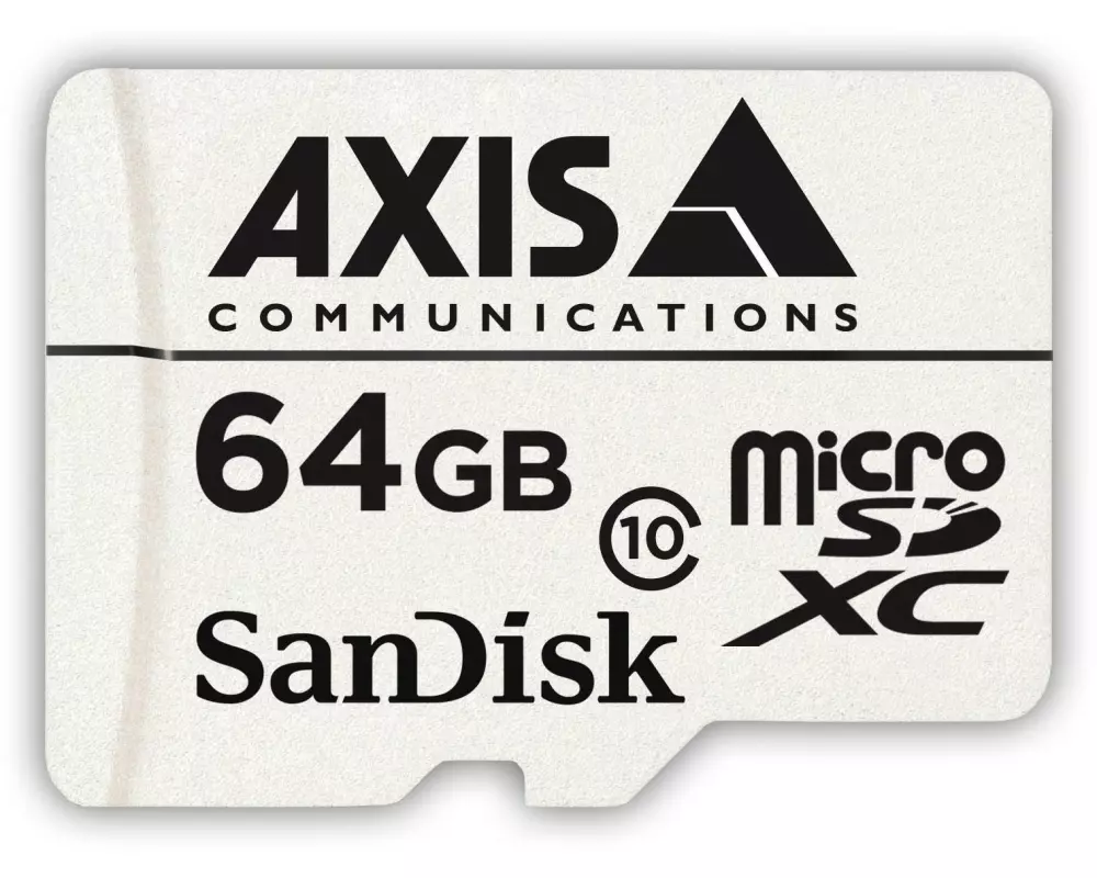 Axis Speicherkarte Surveillance 64 GB microSDXC 10 Stück
