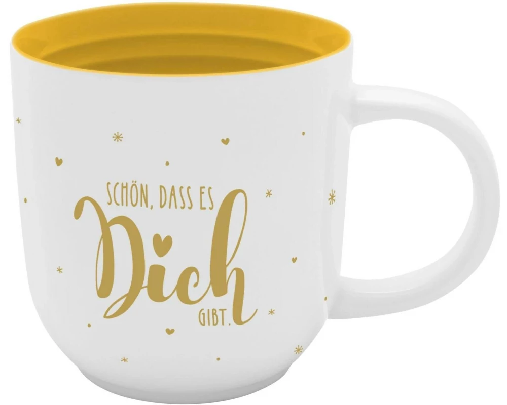 Sheepworld Universaltasse Schön 500 ml, 1 Stück, Weiss-Gelb