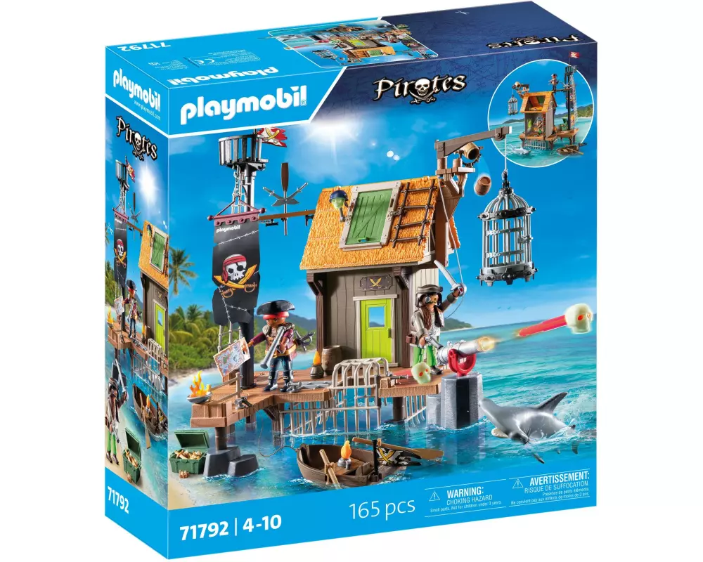 Playmobil Pirates Piratenhafen mit Seeräuber-Gefängnis 71792