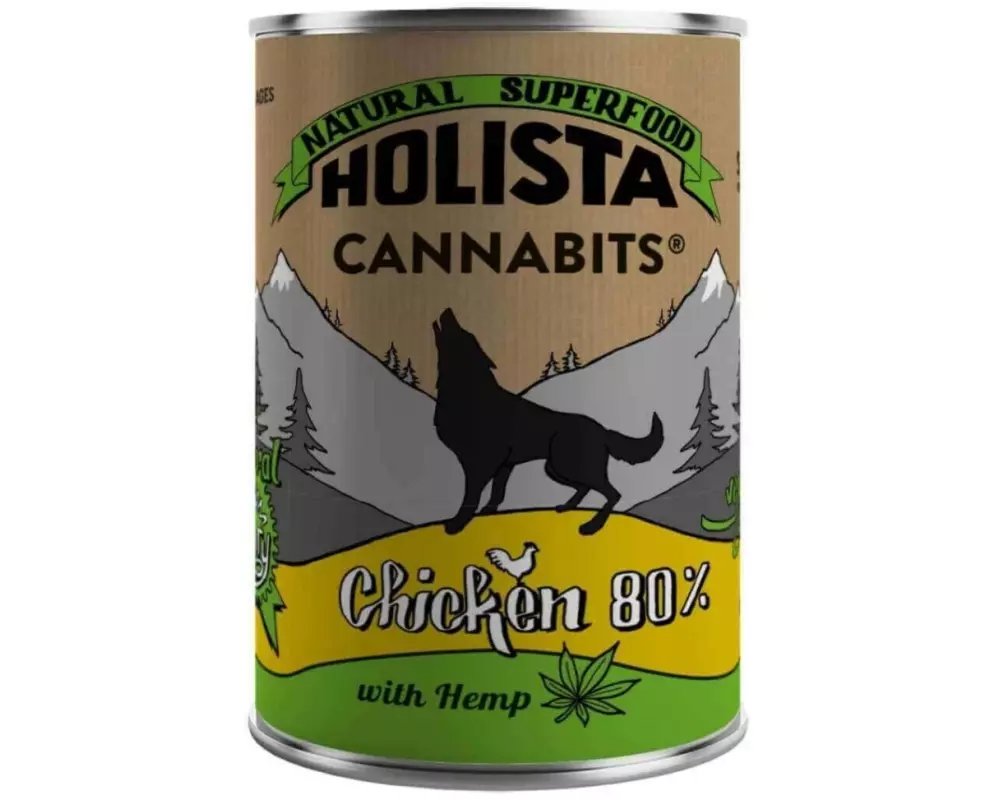 Sparrow Nassfutter Holista CannaBits Huhn, 400g