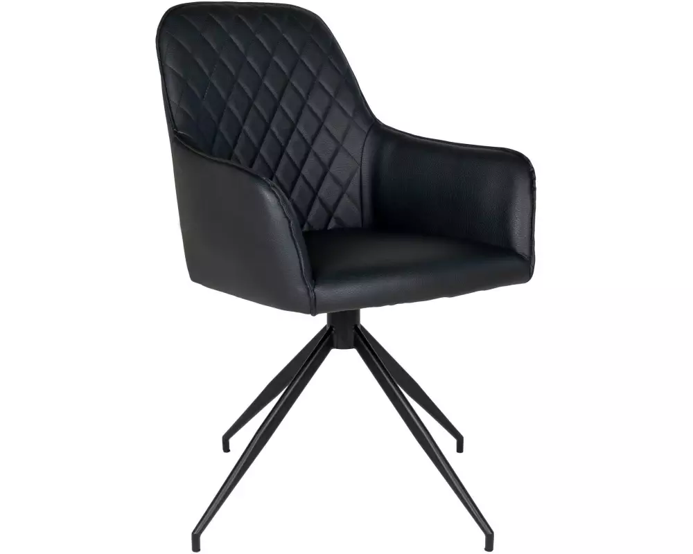 House Nordic Stuhl Harbo 62 x 56 x 89, Schwarz, 1 Stück