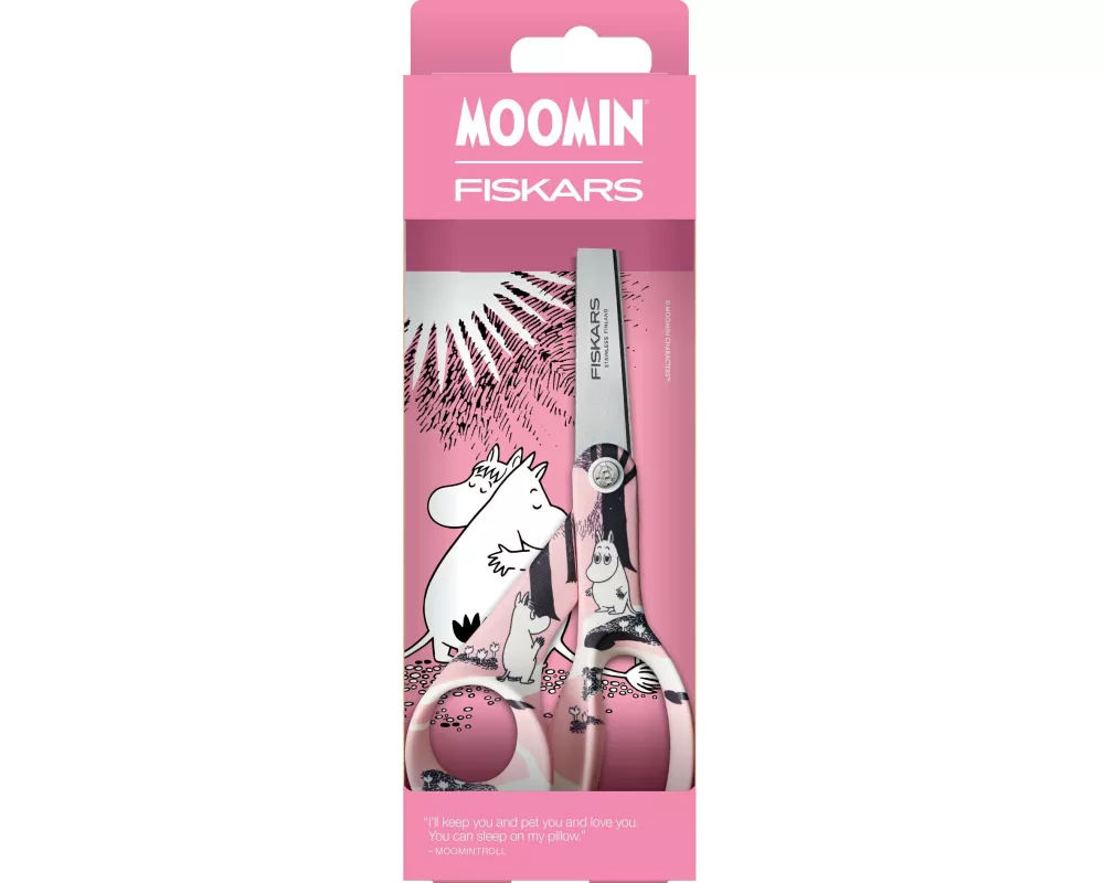 Fiskars Kinderschere Moomin Love 21 cm, Rosa