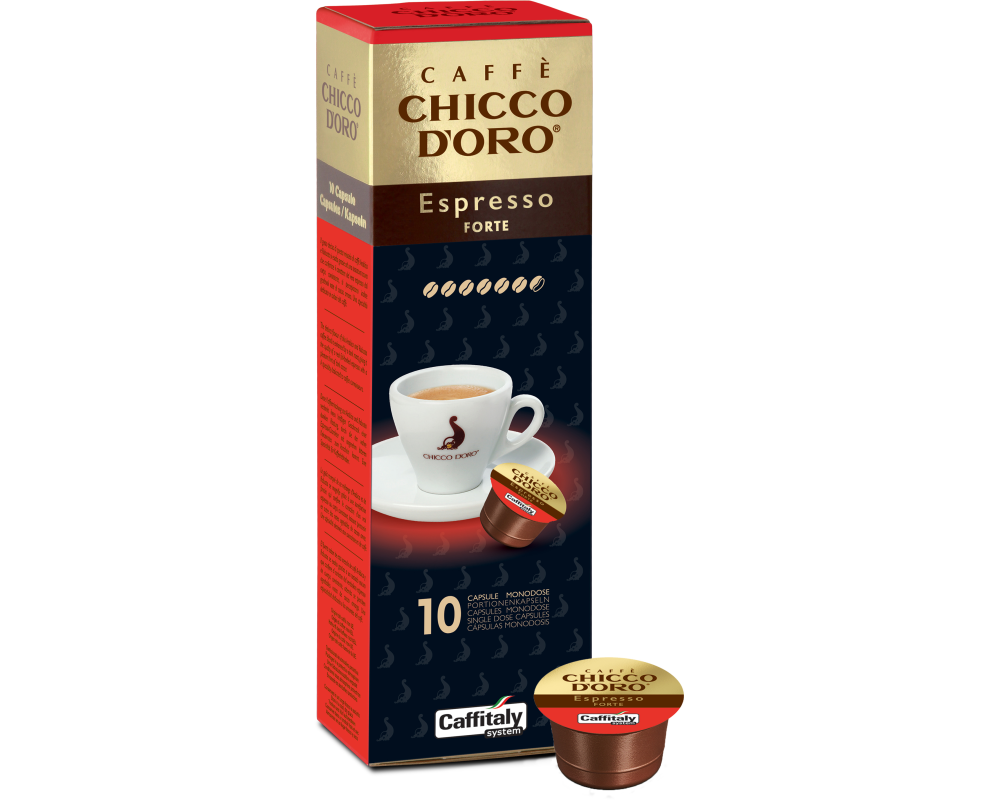 CHICCO D'ORO Caffitaly Kapseln 803472 Espresso Forte 10 Stk.
