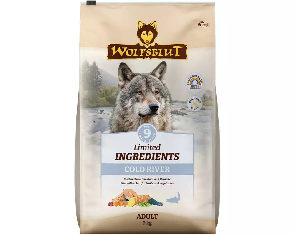 Wolfsblut Trockenfutter Adult Cold River 9 kg