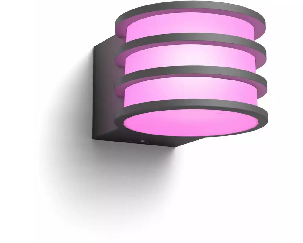 Philips Hue Wandleuchte Lucca RGBW 1100 lm Anthrazit