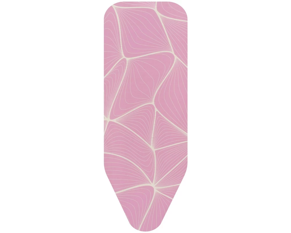 Brabantia Bügelbrettbezug C mit 2 mm Schaumstoff 124 x 45 cm, Pink