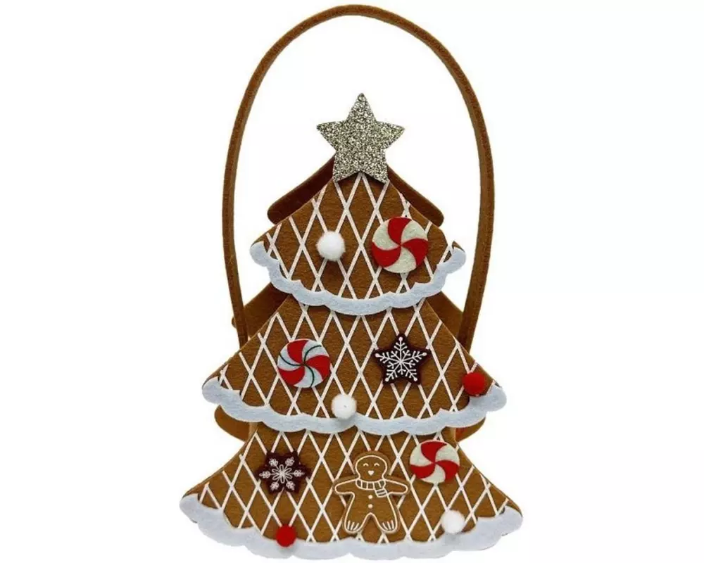 Dameco Geschenktasche Tannenbaum 23 cm