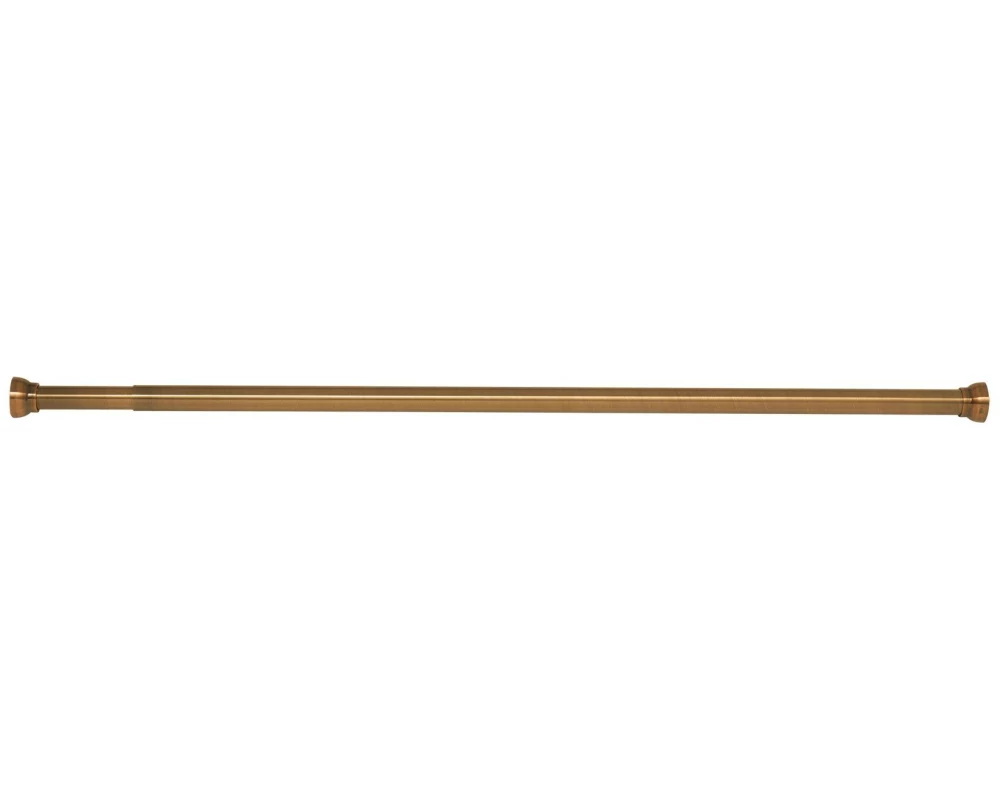 spirella Duschvorhangstange Kreta 125/220 x 2.1 cm, Gold