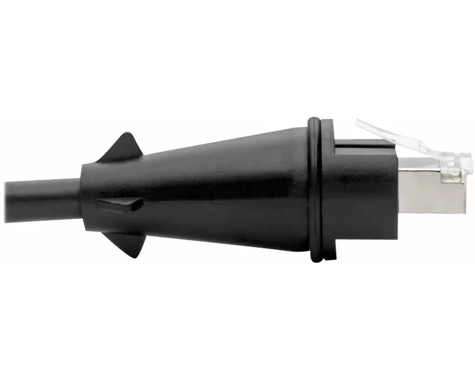 EATON TRIPPLITE Industrial, Cat5e/Cat6, STP Ethernet Cable - RJ45, M/M, CMX, Outdoor, IP68, 26 AWG, TAA 50 ft. 15.24m