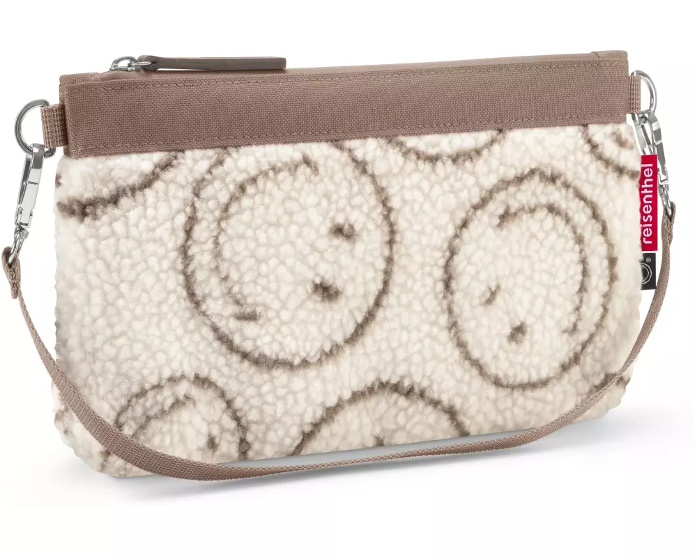 Reisenthel Necessaire Mini Pouch Smiley Teddy Chocolate