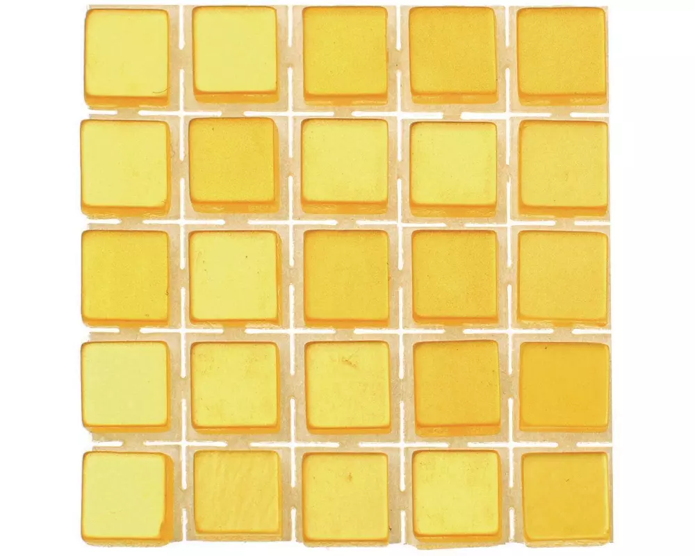 Glorex Selbstklebendes Mosaik Poly-Mosaic 5 mm Gelb