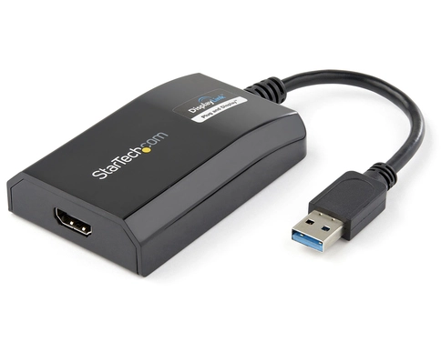 StarTech.com USB 3.0 to HDMI Adapter, DisplayLink Certified, 1920x1200, USB-A to HDMI Display Adapter, External Graphics Card for Mac/PC