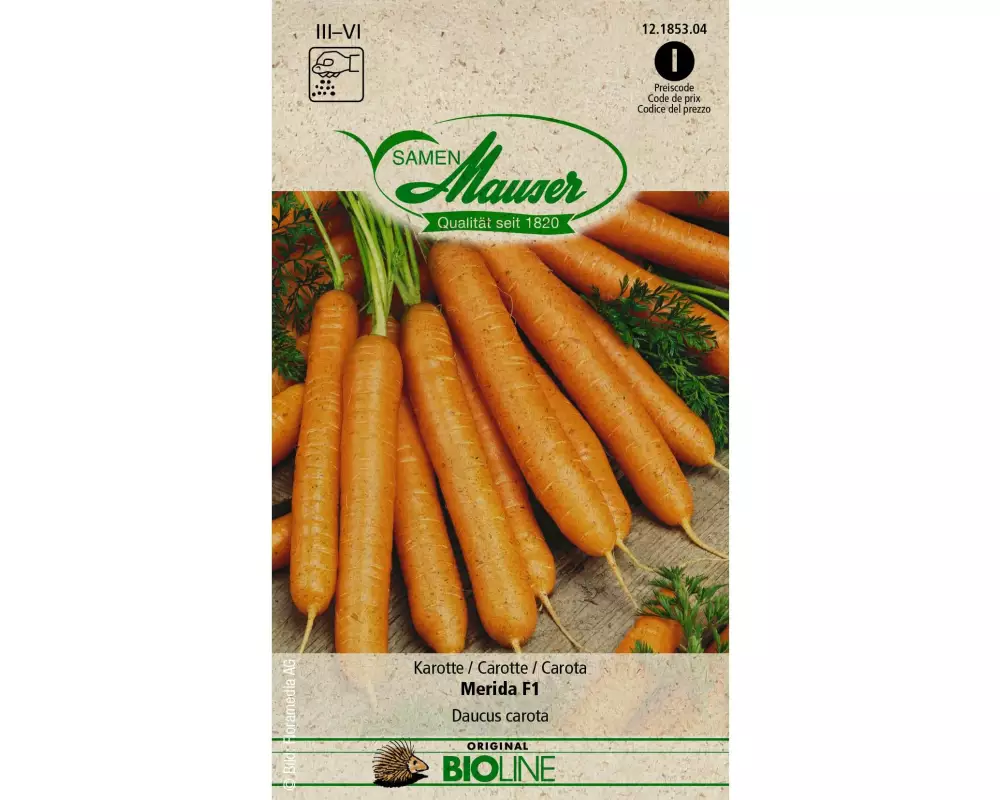 Samen Mauser Samen BIO Karotte Merida F1