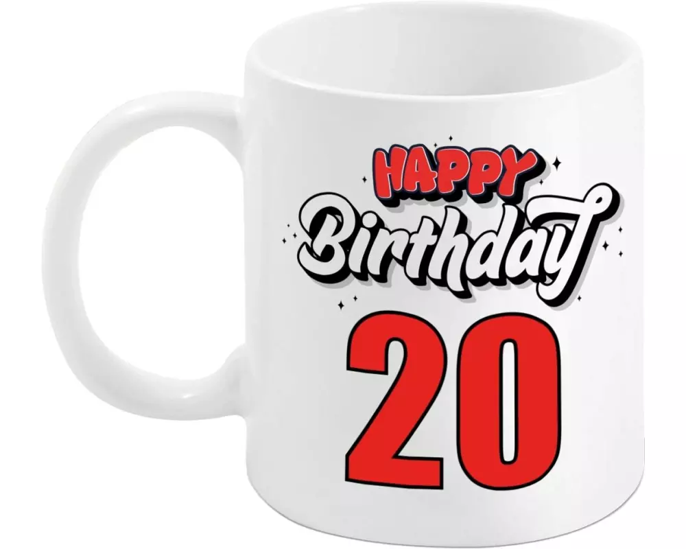 Trendcompany Tasse 20. Geburtstag