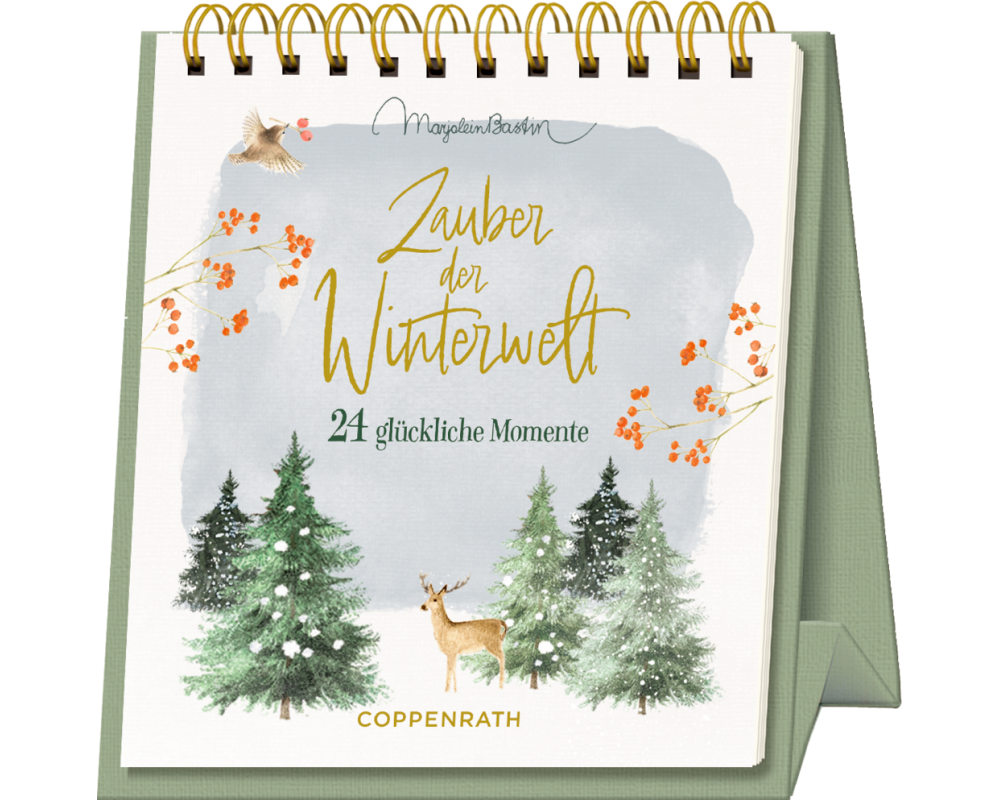COPPENRATH Tischkalender 12.5x14.5cm 64778 Zauber der Winterwelt