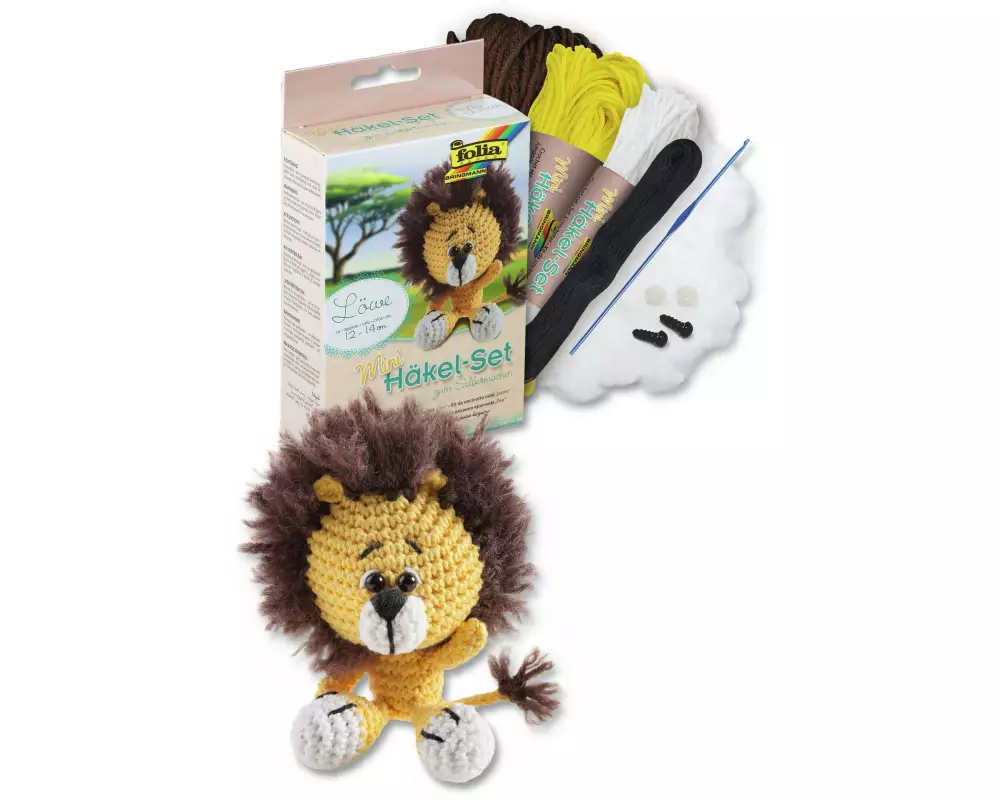 Folia Häkelset Mini Löwe