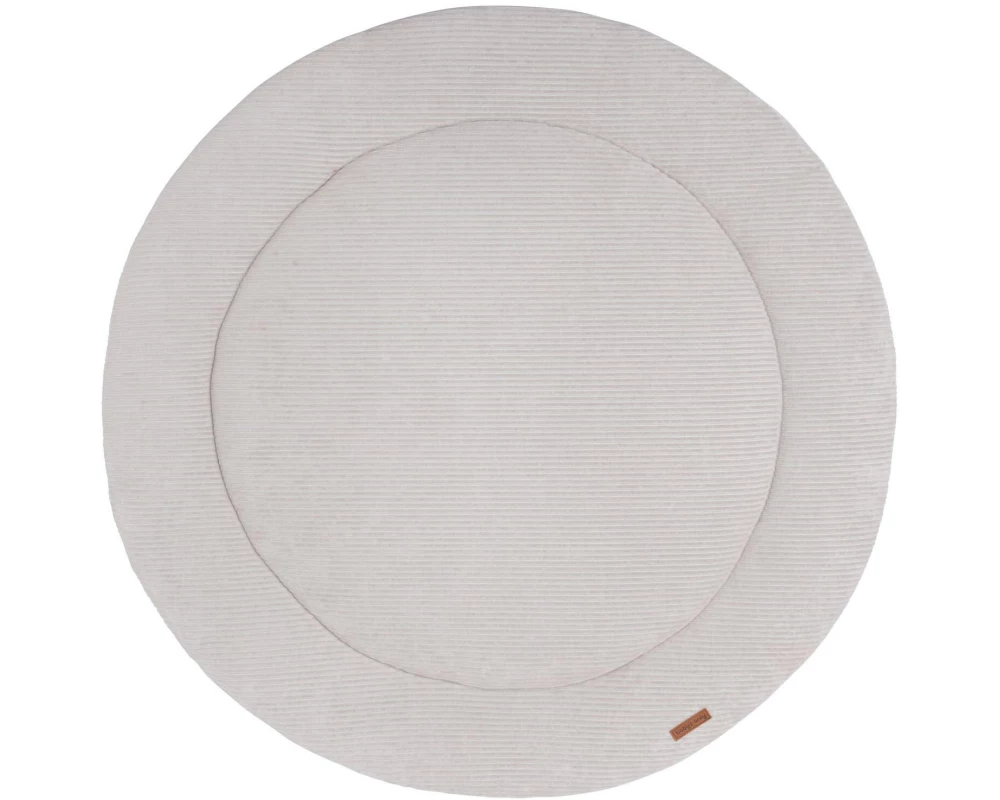 baby's only Krabbeldecke Sense Kieselgrau – Ø90 cm