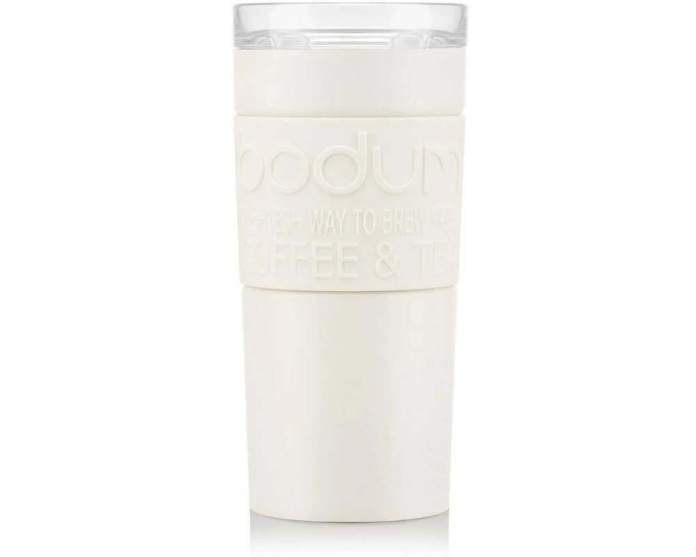 Bodum Travel Mug Iced Vanilla Latte, Creme, 0.35 l