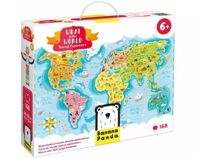 Banana Panda Puzzle What in the World. Young Explorers