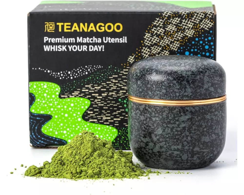 TEANAGOO Teedose 0.08 l, Schwarz