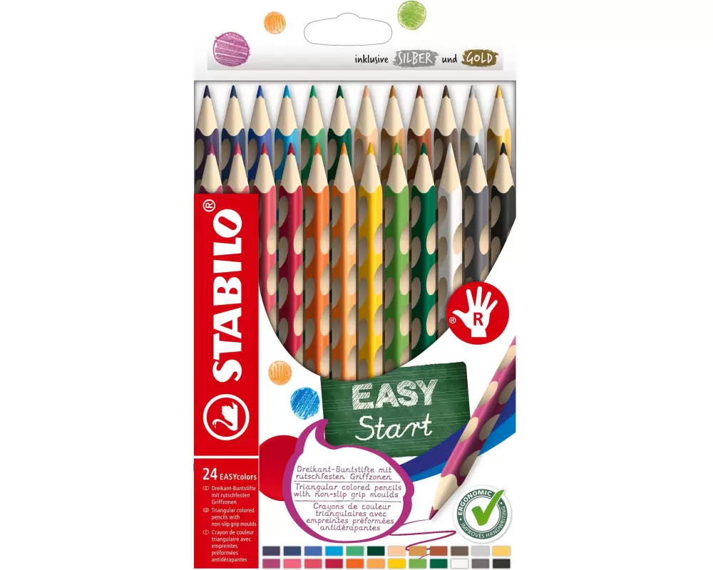 STABILO Farbstifte EASYcolors 24er Etui