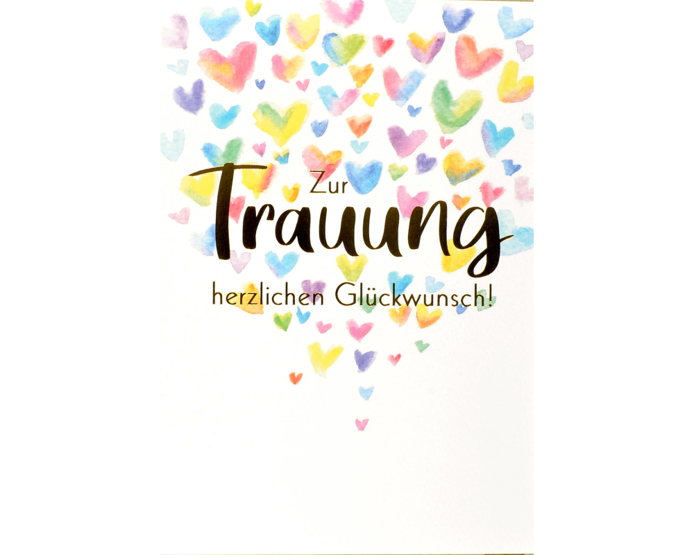ABC Hochzeitskarte Herzen 1120009200 B6