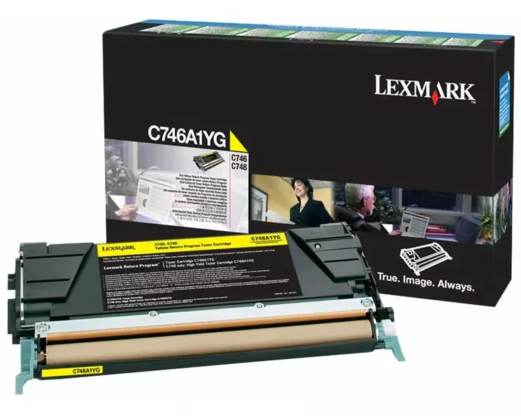 LEXMARK C746, C748 7K Toner yellow Std Capacity 7.000 pages With returnprogram