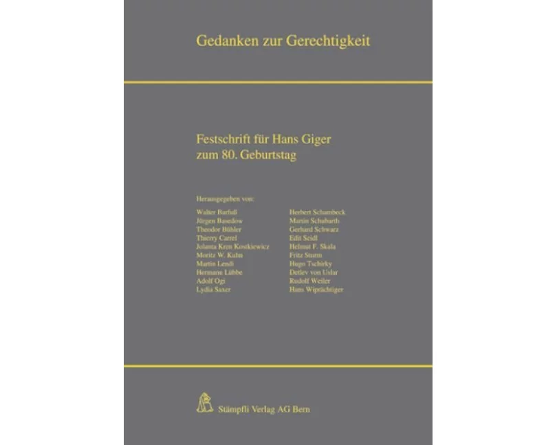 Gedanken zur Gerechtigkeit