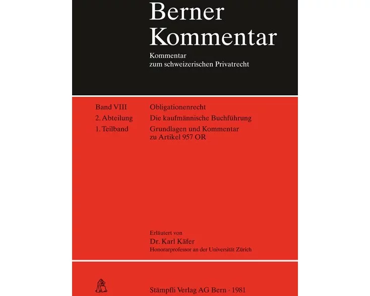 Die kaufmännische Buchführung