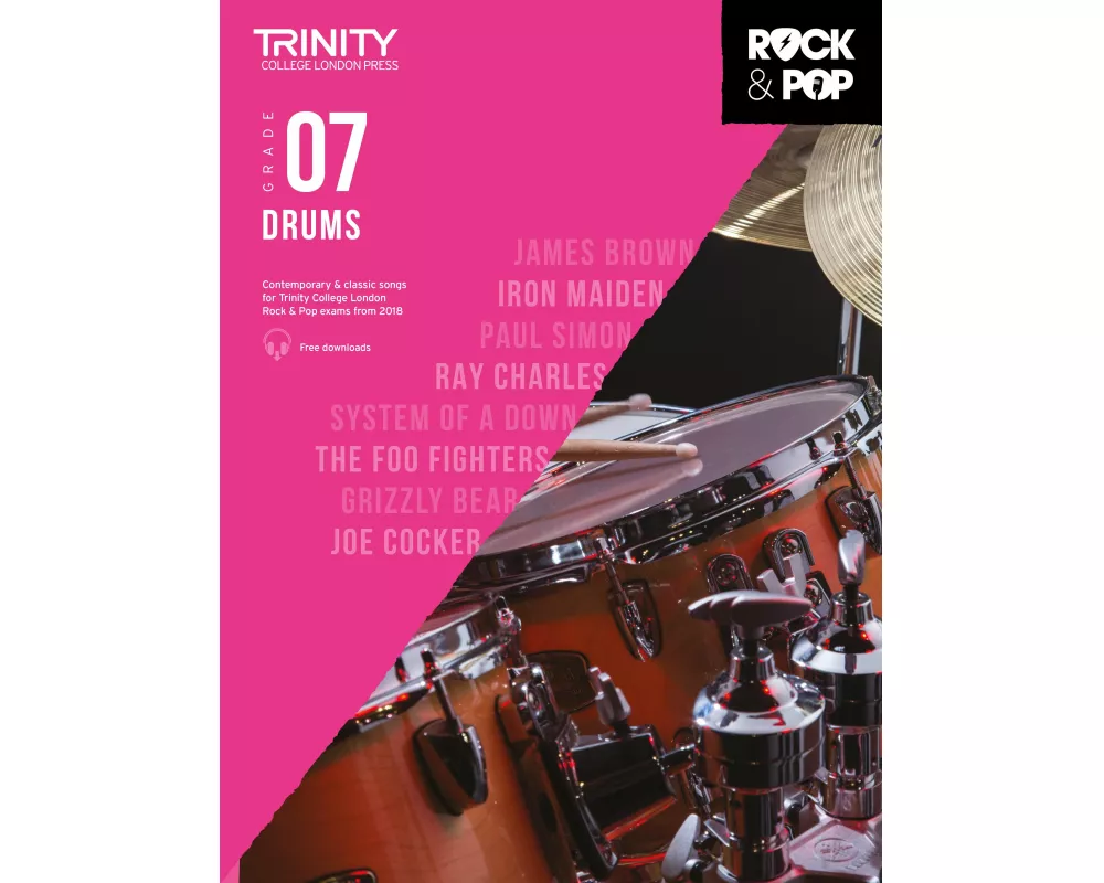Trinity College London Rock & Pop 2018 Drums Grade 7