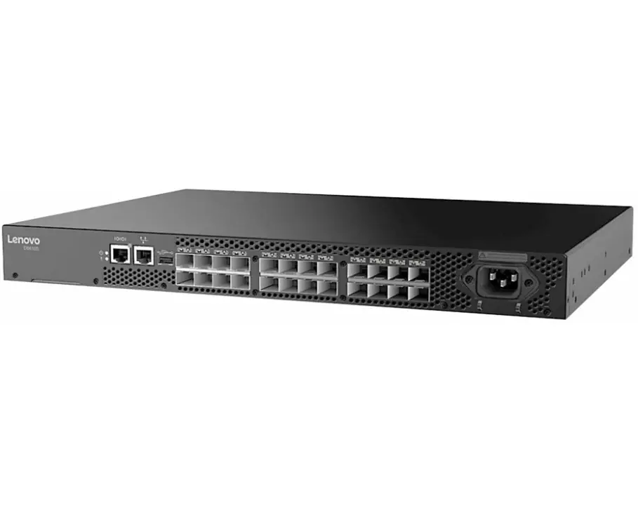 LENOVO ISG ThinkSystem DB610S 8 ports licensed 8x32Gb SWL SFPs 1 PS Rail Kit Lifetime Warranty Support